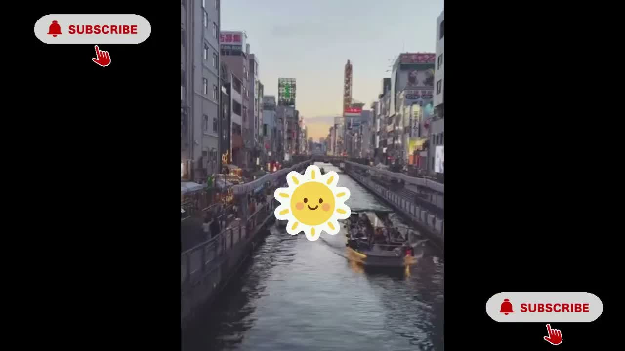 Anh Ben Travel Số 1376 - Thuyền tham quan Naniwa Dotonbori, Osaka
